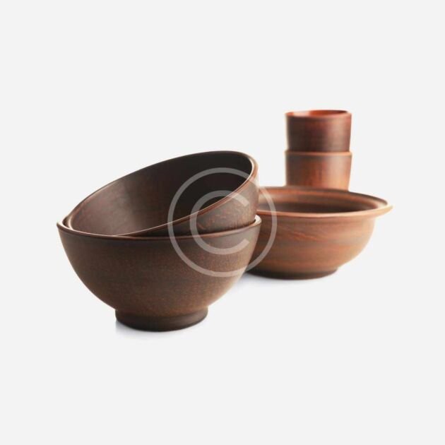 Handcrafted ceramic bowls set
